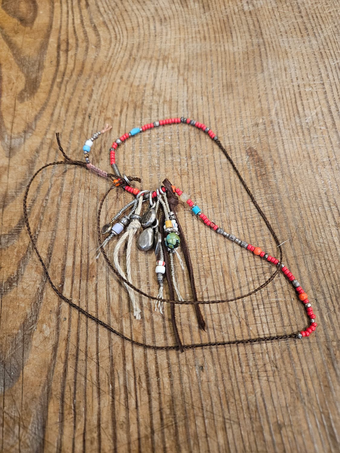 빈티지 스털링 실버 빈티지 비즈 목걸이 상품이미지3