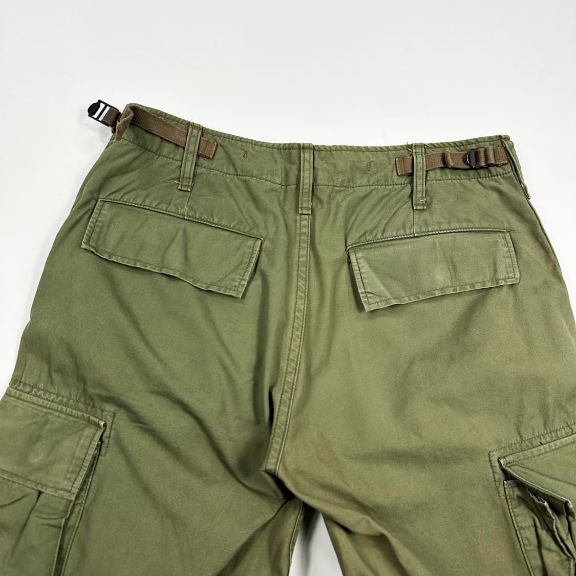 28 JPN 재팬빈티지 와이드 카고팬츠 카키 상품이미지4