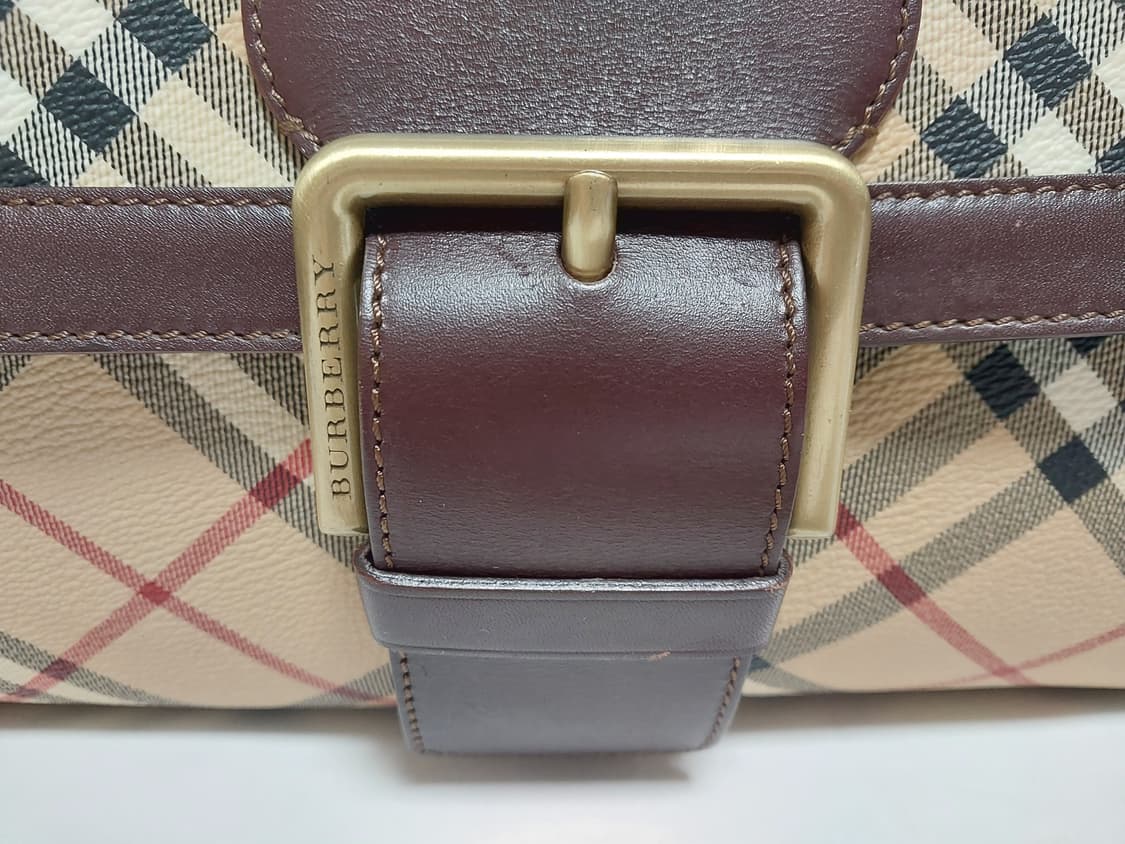 버버리 런던 헤이마켓 체크 포켓 토트백 (정품) 상품이미지2