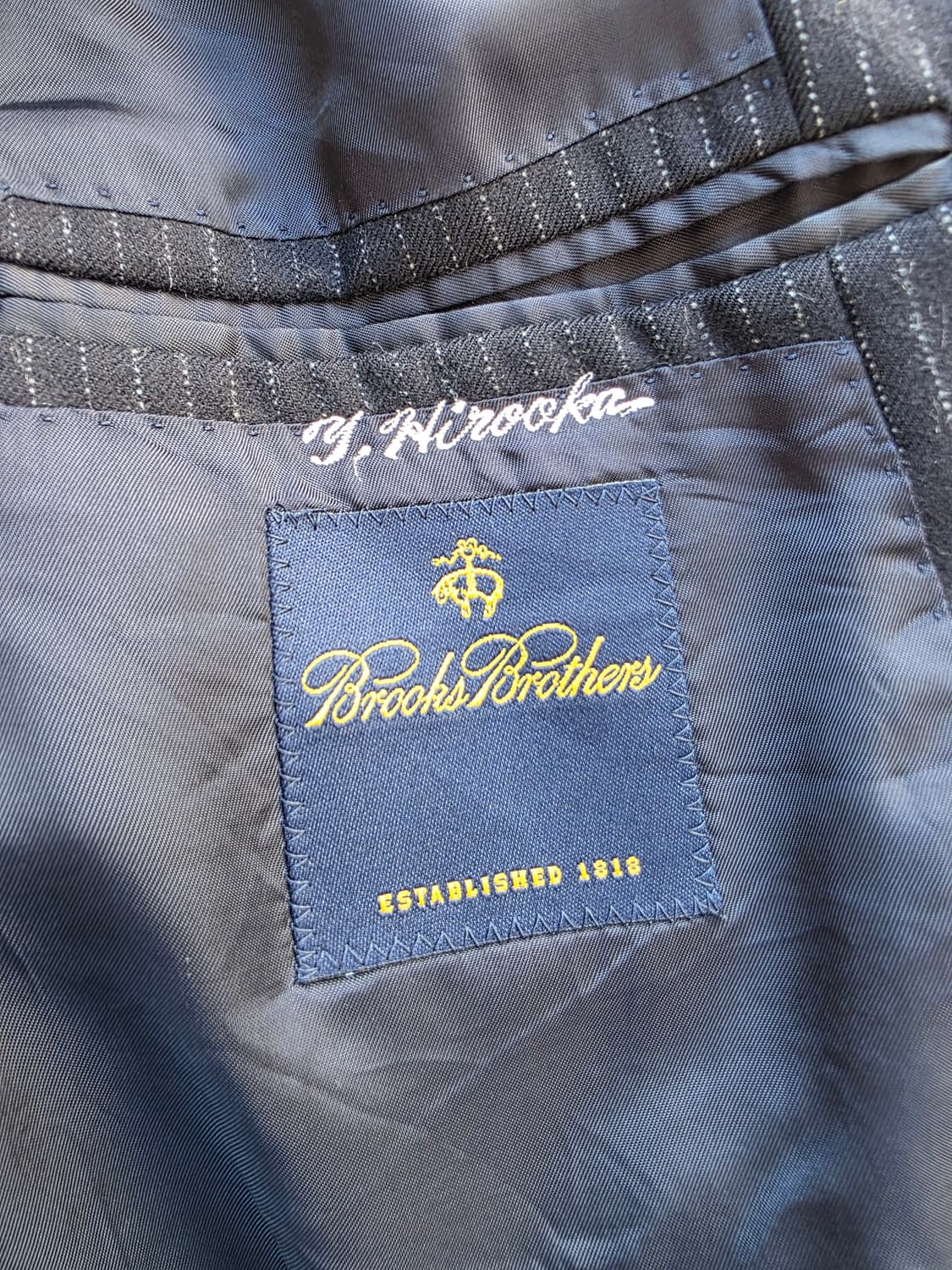 브룩스브라더스 스트라이프 남성 자켓 상품이미지4