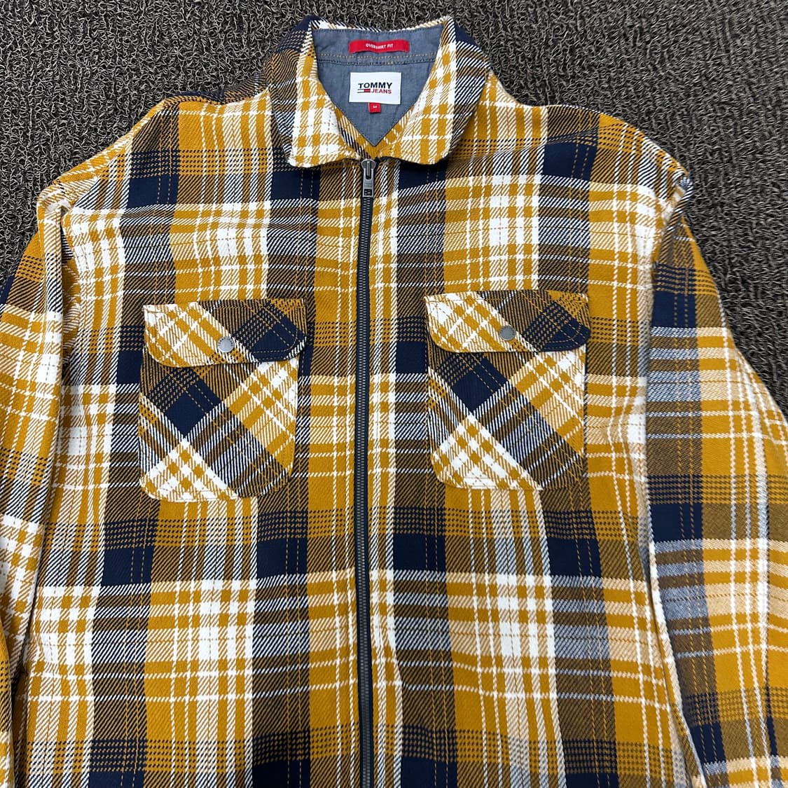 TOMMY JEANS 타미진스 체크 자켓 M 상품이미지2