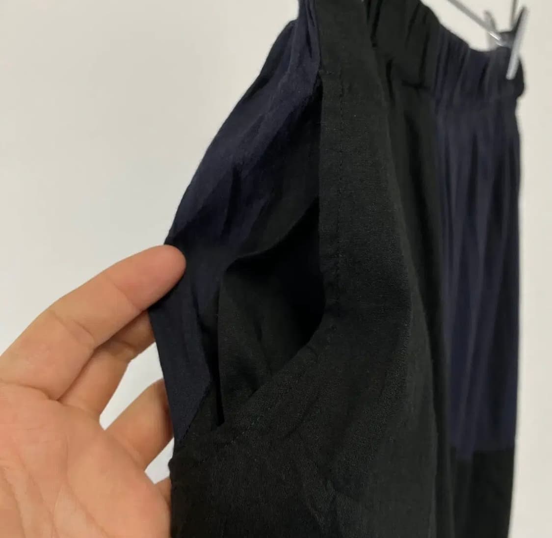 빈티지 CRESCENT 리넨 블렌드 멀티 컬러 스커트 팬츠 상품이미지2