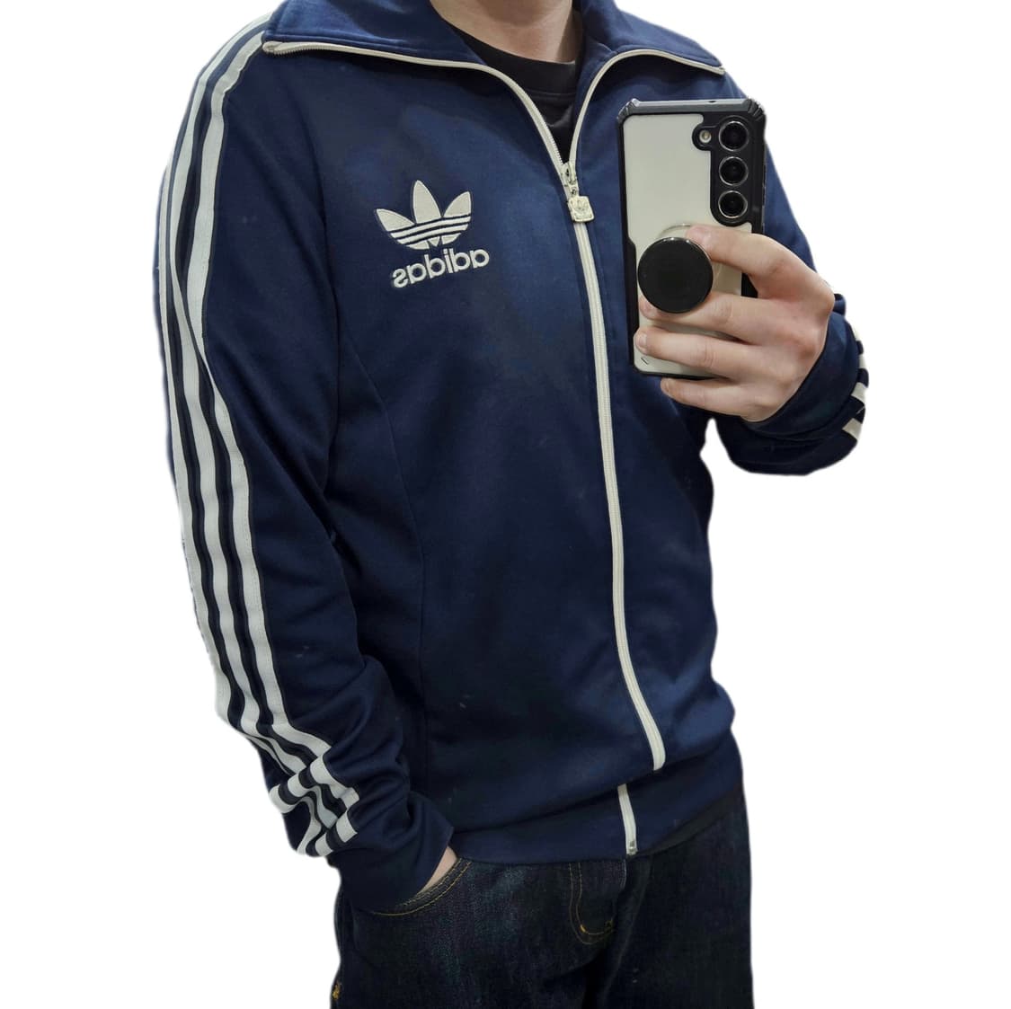 100 아디다스 네이비 유로파 져지 트랙탑 상품이미지1
