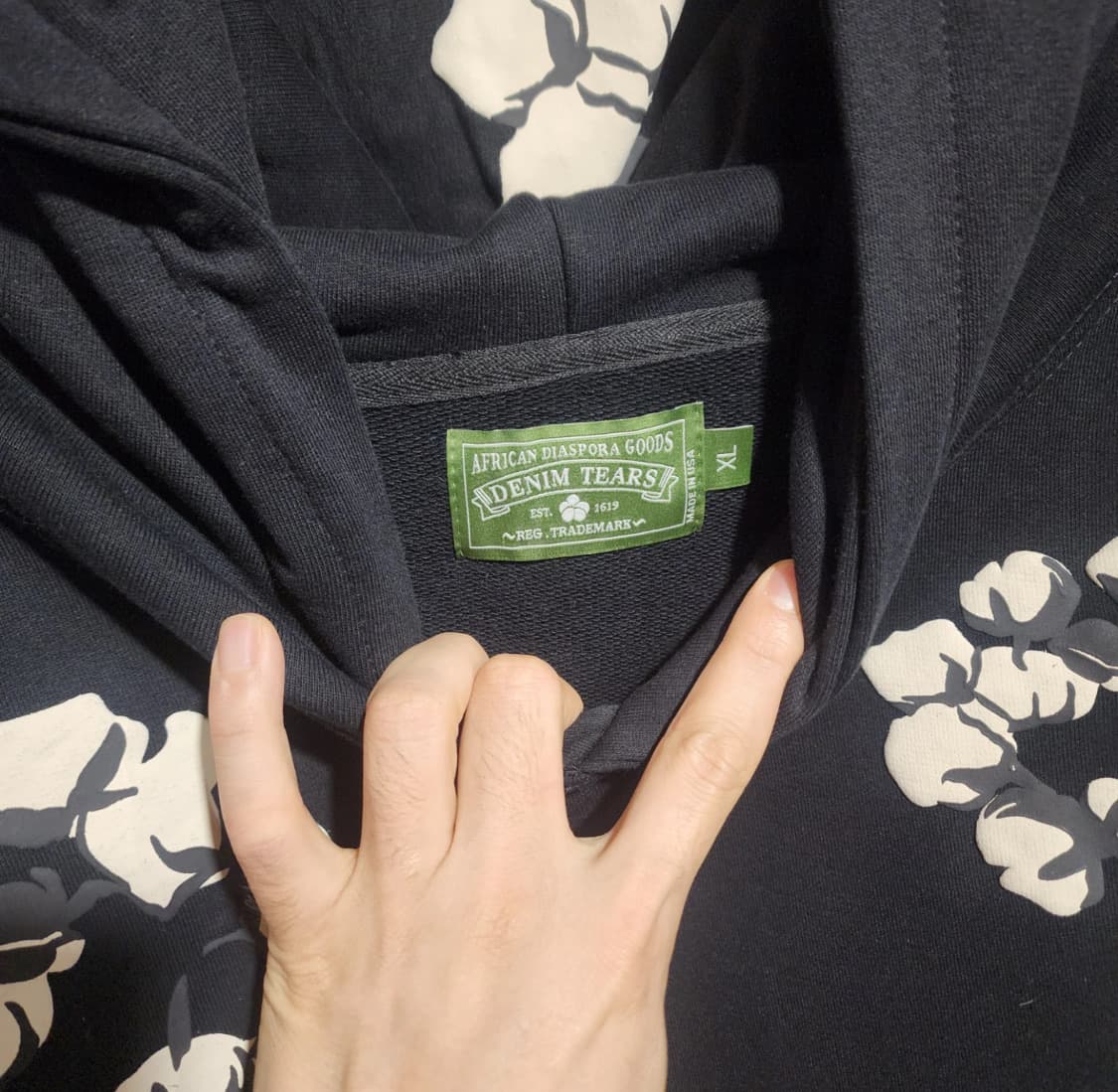 데님티어스 후드, 바지 xl 판매합니다 상품이미지3