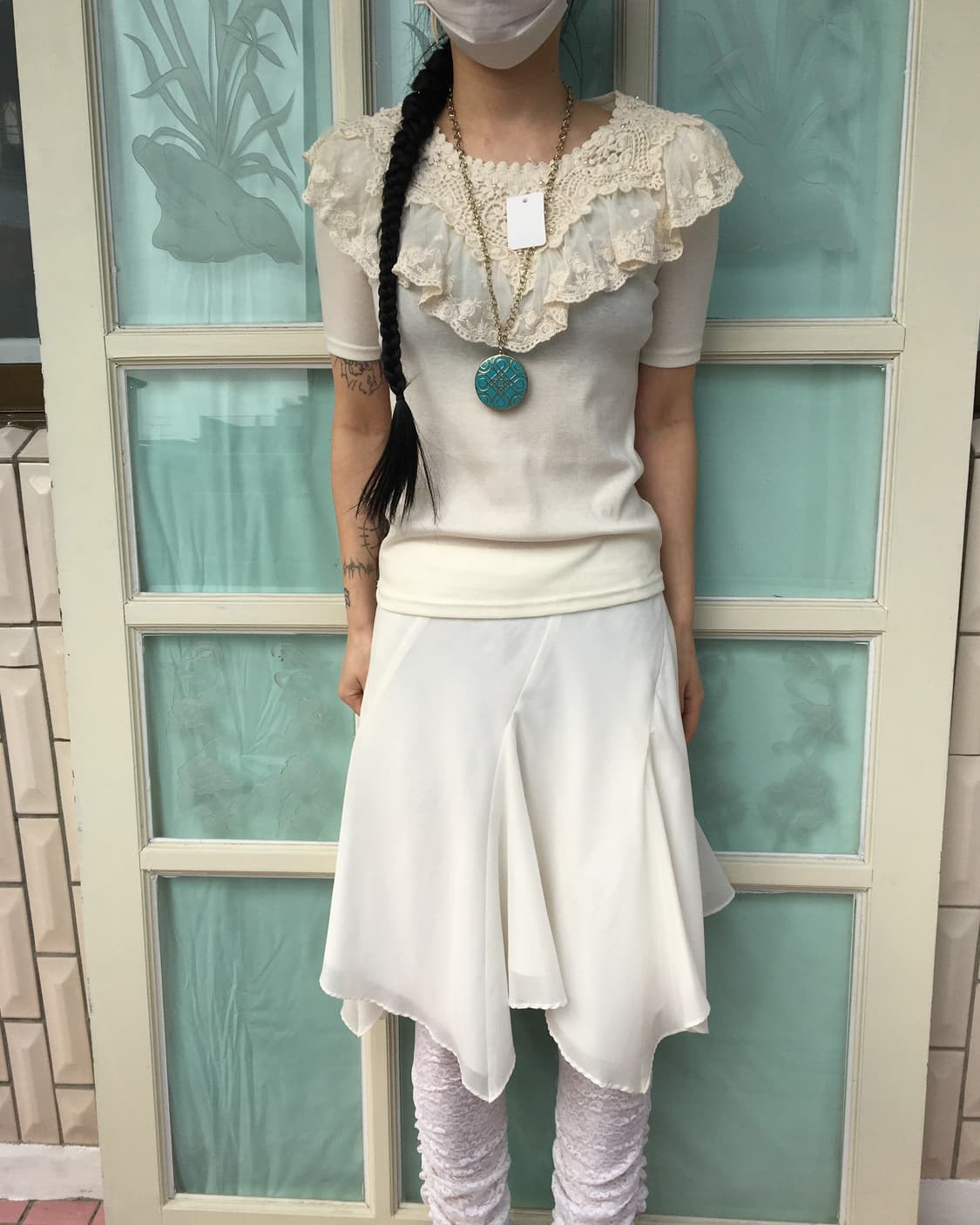 Crochet point t shirt 상품이미지5