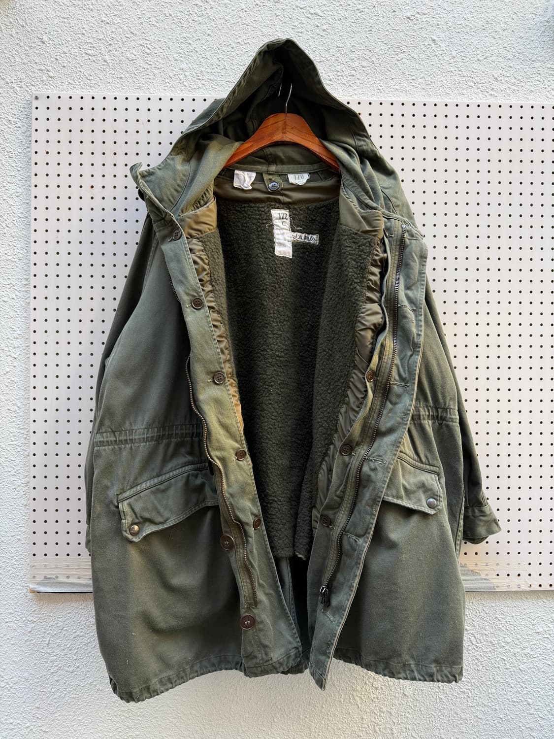 1960s OG FRENCH ARMY M64 FIELD 밀리터리 개파카 상품이미지9