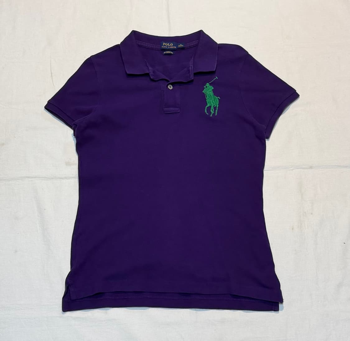 폴로 랄프로렌 빅포니 반팔 카라티 퍼플 상품이미지1