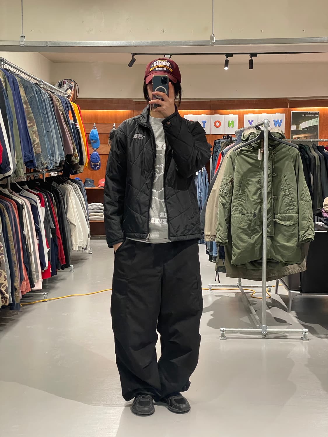 노스페이스 누빔 경량 점퍼 상품이미지1