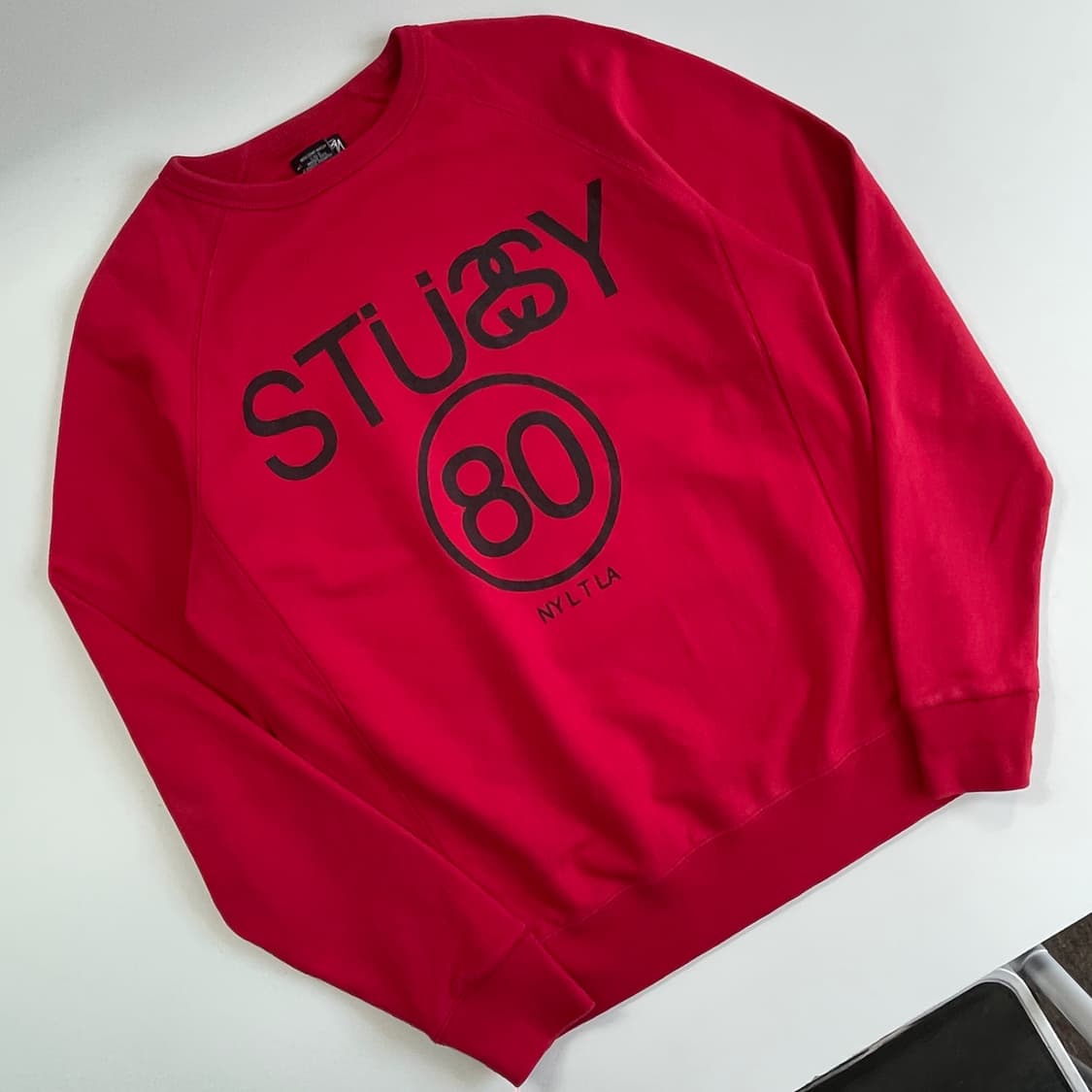Stussy  스투시 00,s 스팰로고 맨투맨 상품이미지2