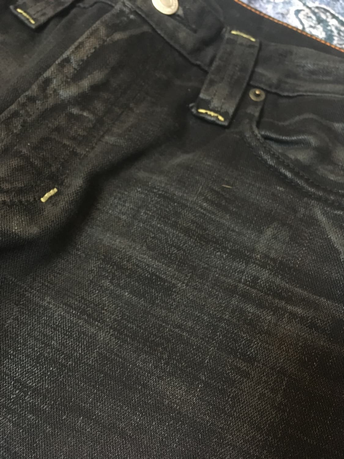 Vinatge wax coating jean 상품이미지6