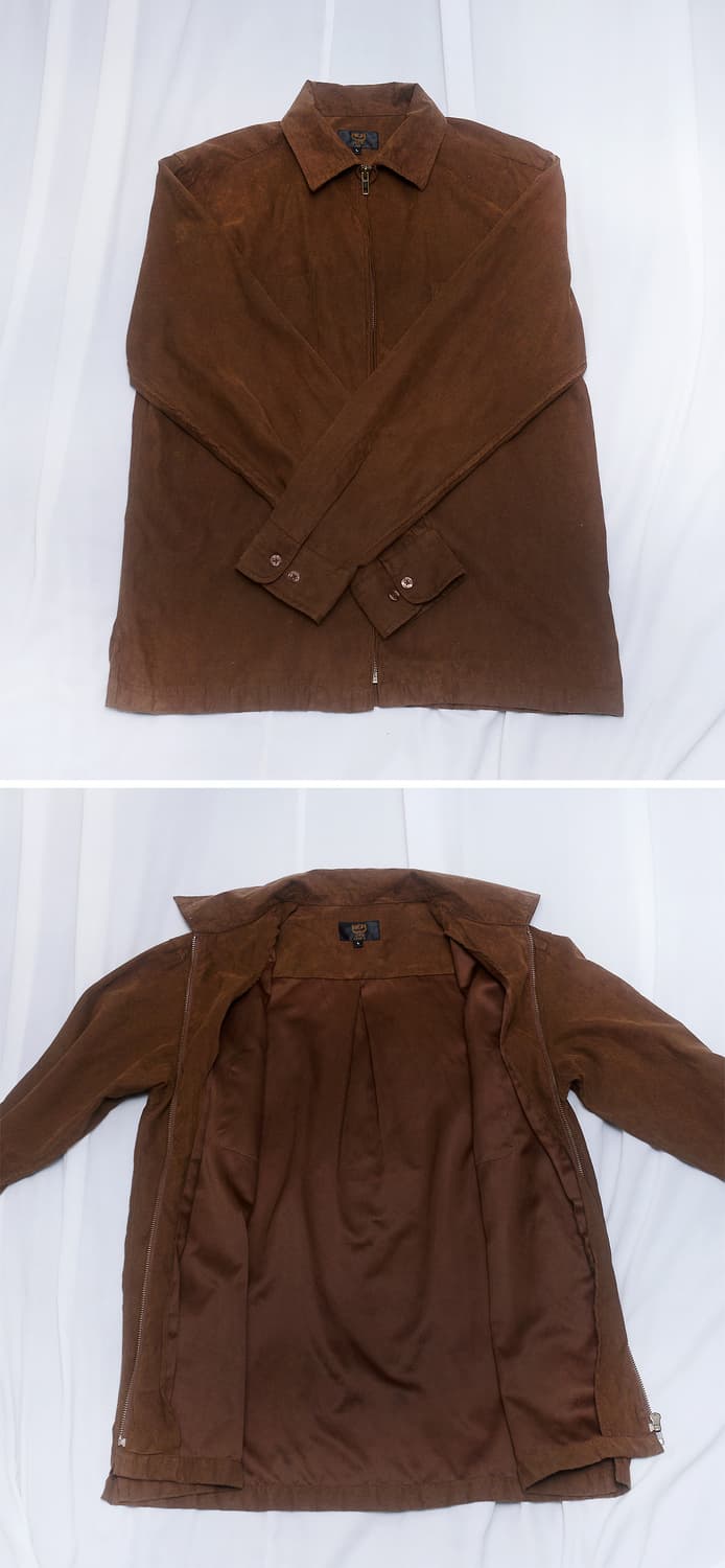 MCM 오리지널 벨벳 스웨이드 집업 셔츠 자켓 (95-100) 상품이미지3