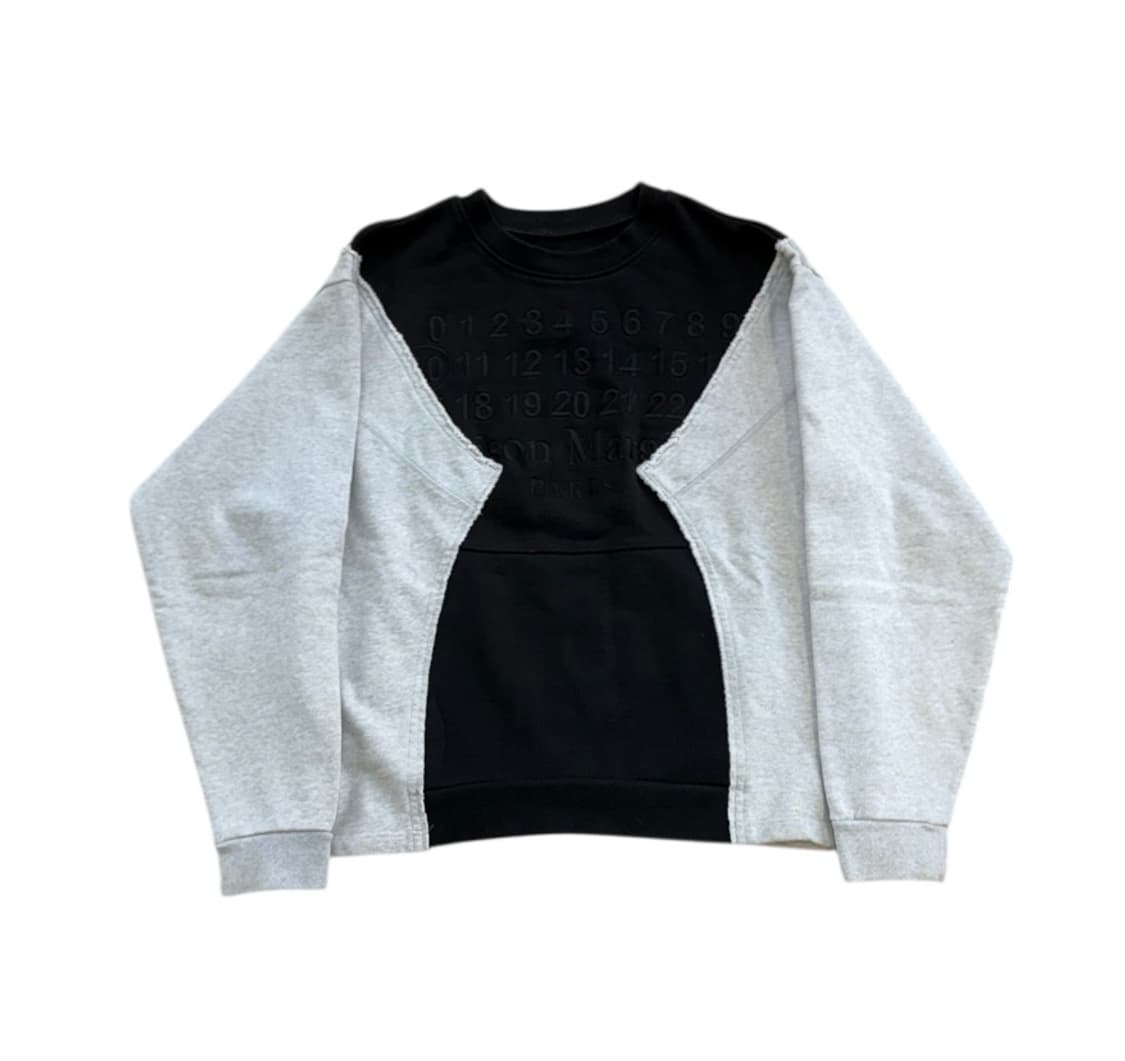 메종 마르지엘라 2020 디컨스트럭티드 넘버 스웻 상품이미지1