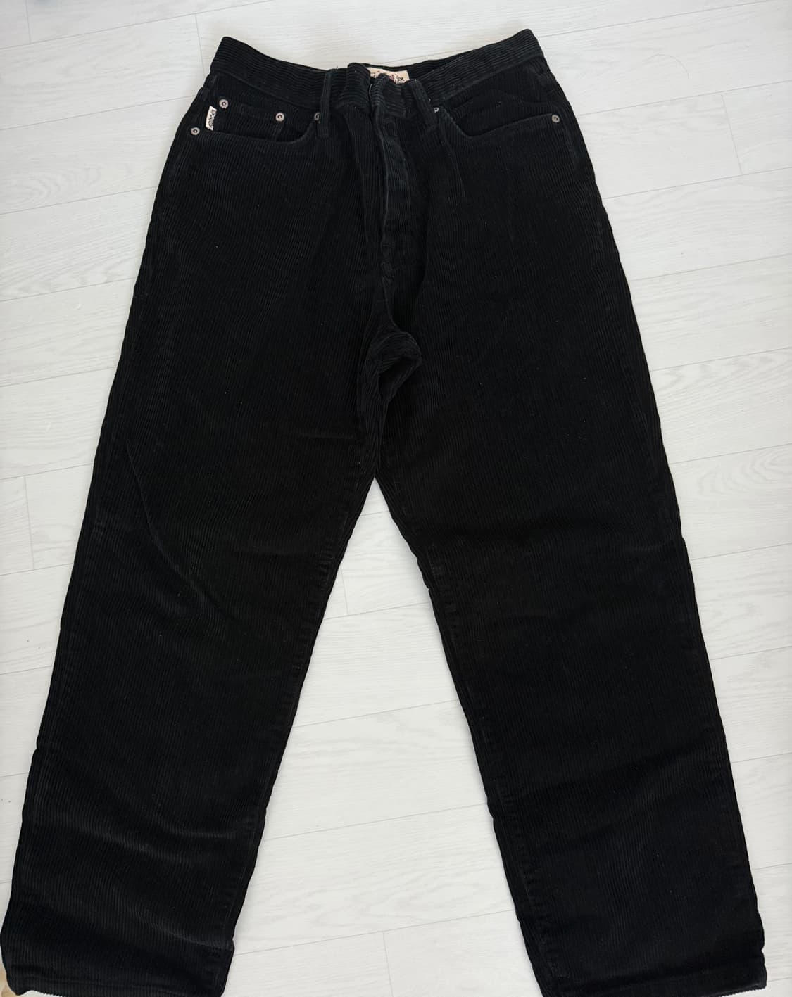 스투시 big ol jean 코듀로이 팬츠 블랙 29 상품이미지1