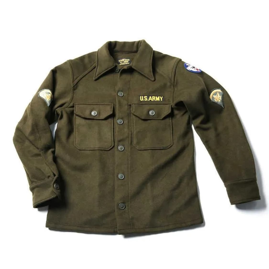 논스탁 미군 한국전쟁 OG-108 울셔츠 자켓 판매 상품이미지3