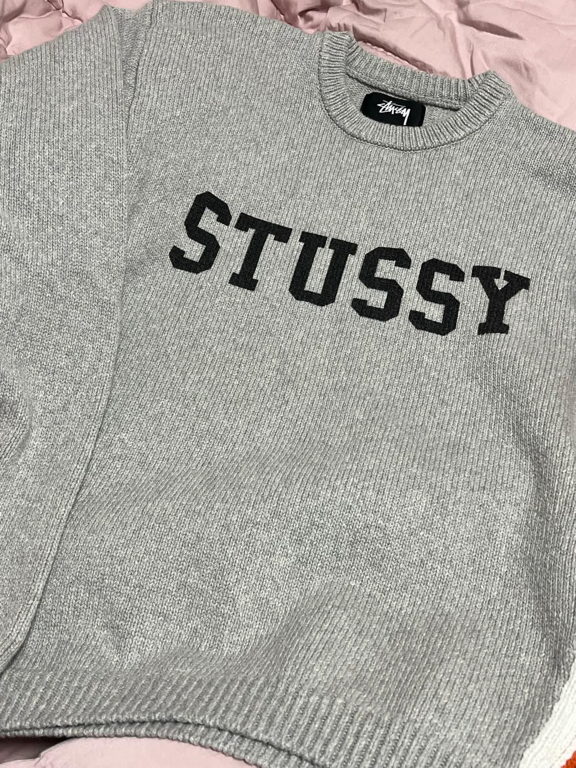 Stussy 스투시 콘트라스트 스트라이프 크루넥 헤더 상품이미지3
