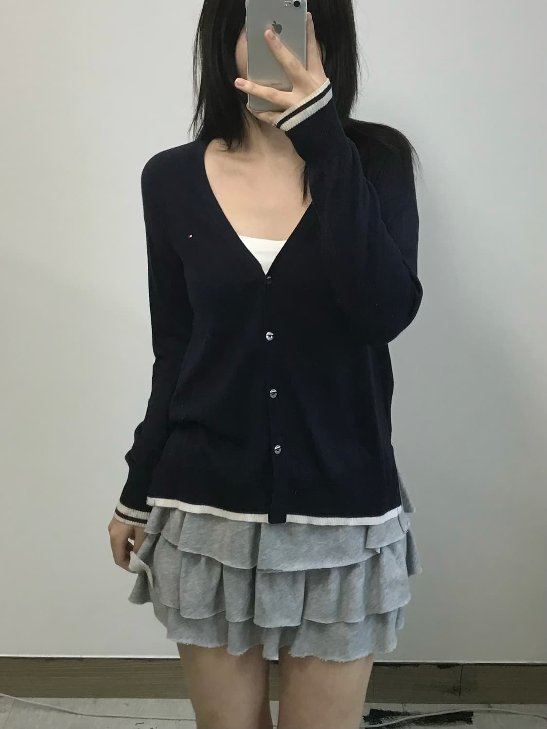 타미힐피거 네이비 가디건 상품이미지1