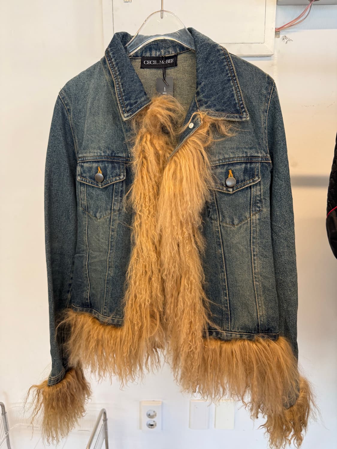 Cecilia McBee Brand‘s Fur Denim Jacket 상품이미지1