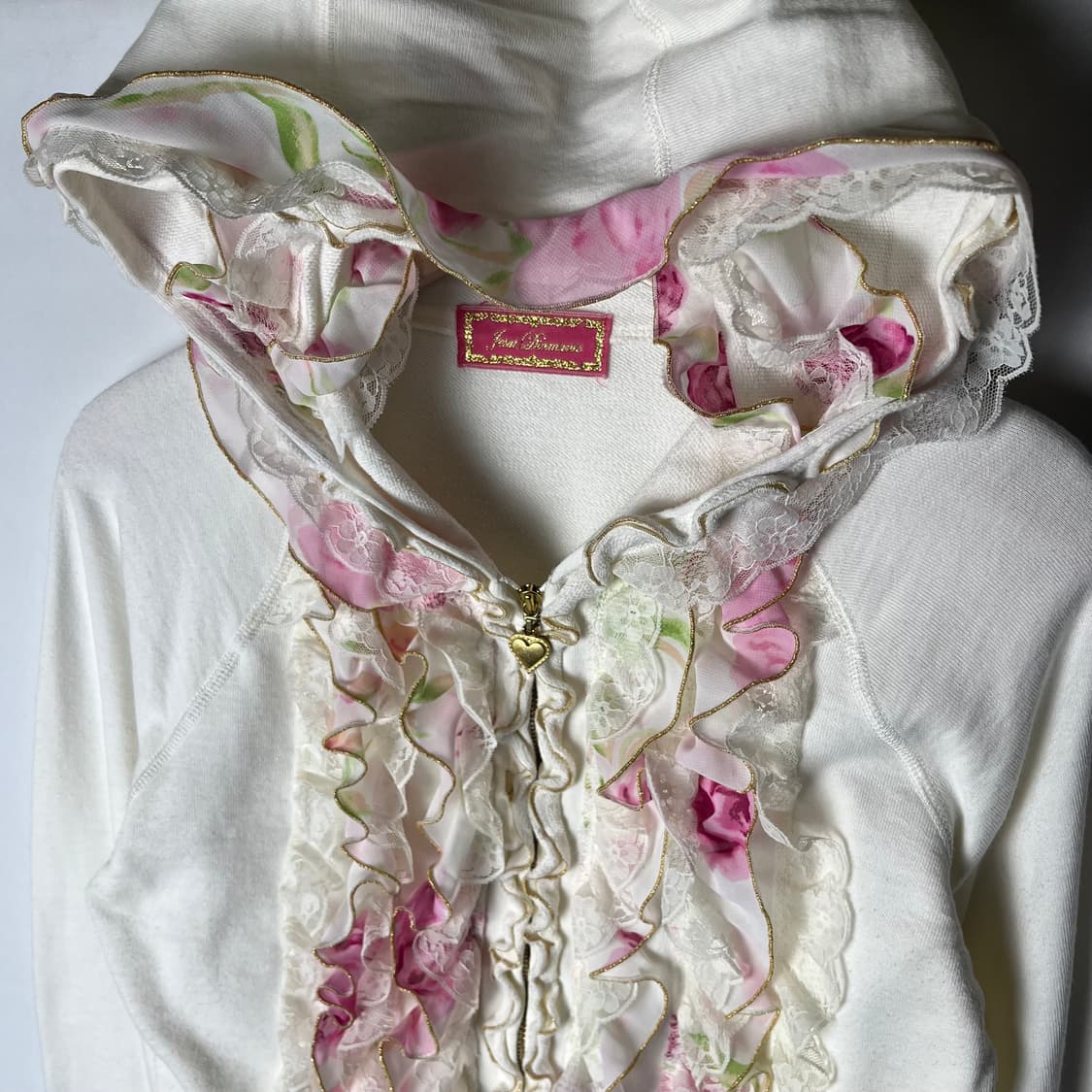 [Jesus Diamante] 지저스 디아망떼 프릴 후드집업 상품이미지2