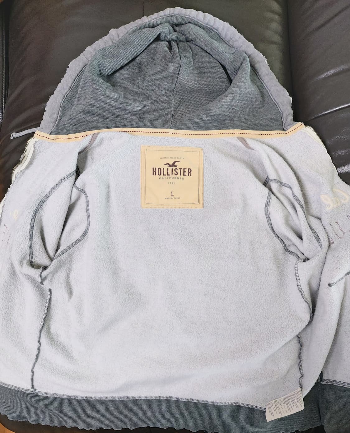 홀리스터 y2k 그레이 후드집업(L)

 상품이미지5