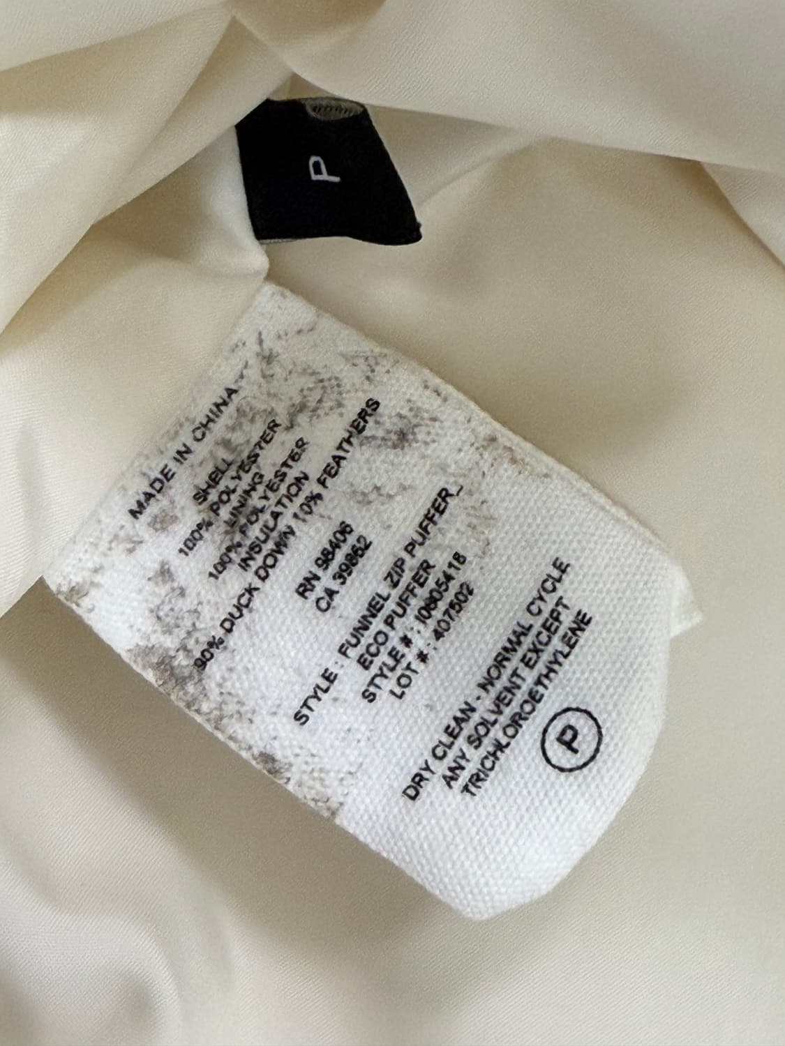 띠어리 덕다운 패딩 자켓 상품이미지5