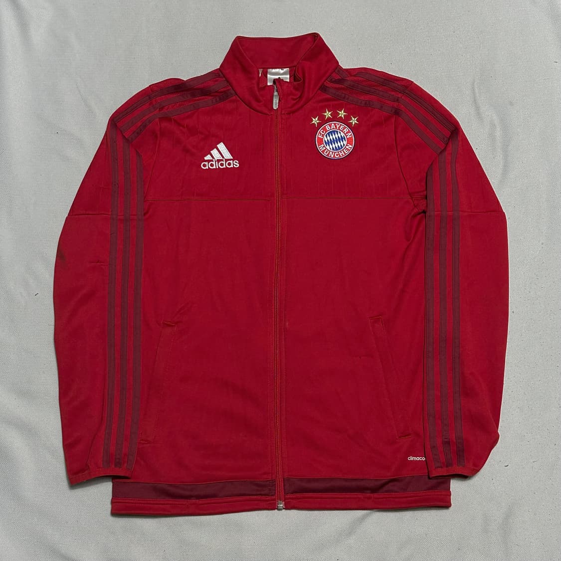 79 아디다스 바이에른 뮌헨 레드 트랙탑 상품이미지2