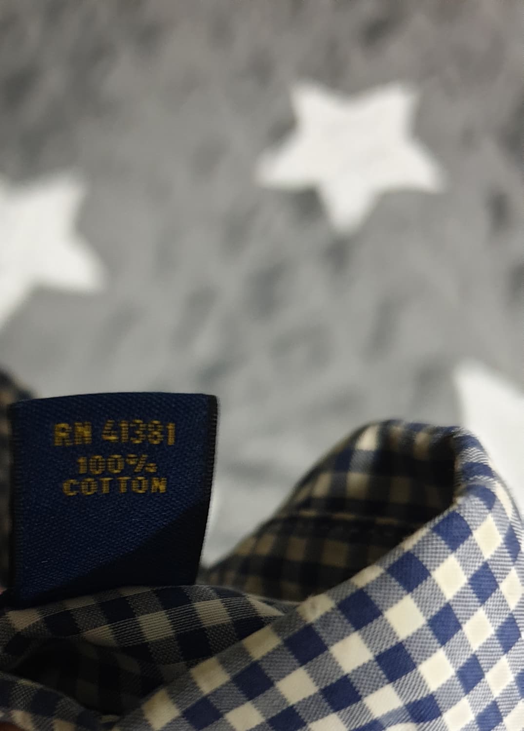 (해외판) 폴로랄프로렌 슬림핏 깅엄체크 셔츠 네이비 (M) 상품이미지4