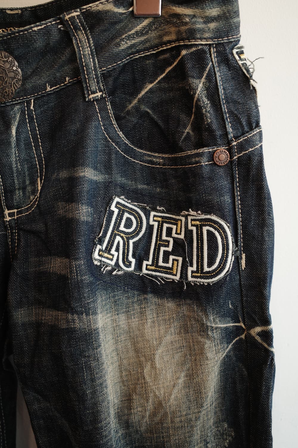 REDPEPPER 부츠컷 패치워크 데님 (30인치) 상품이미지5