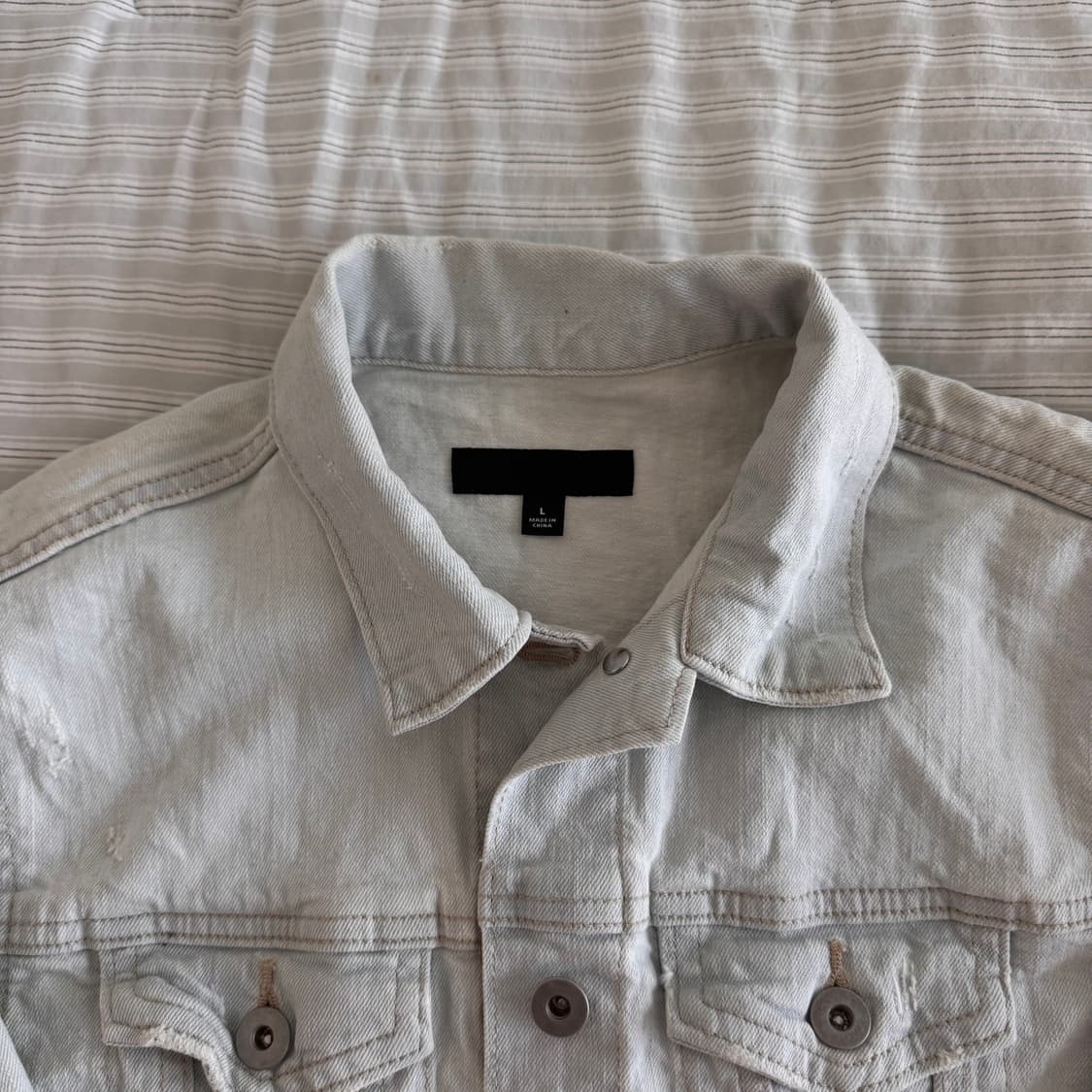 japan uniqlo denim jacket 상품이미지2