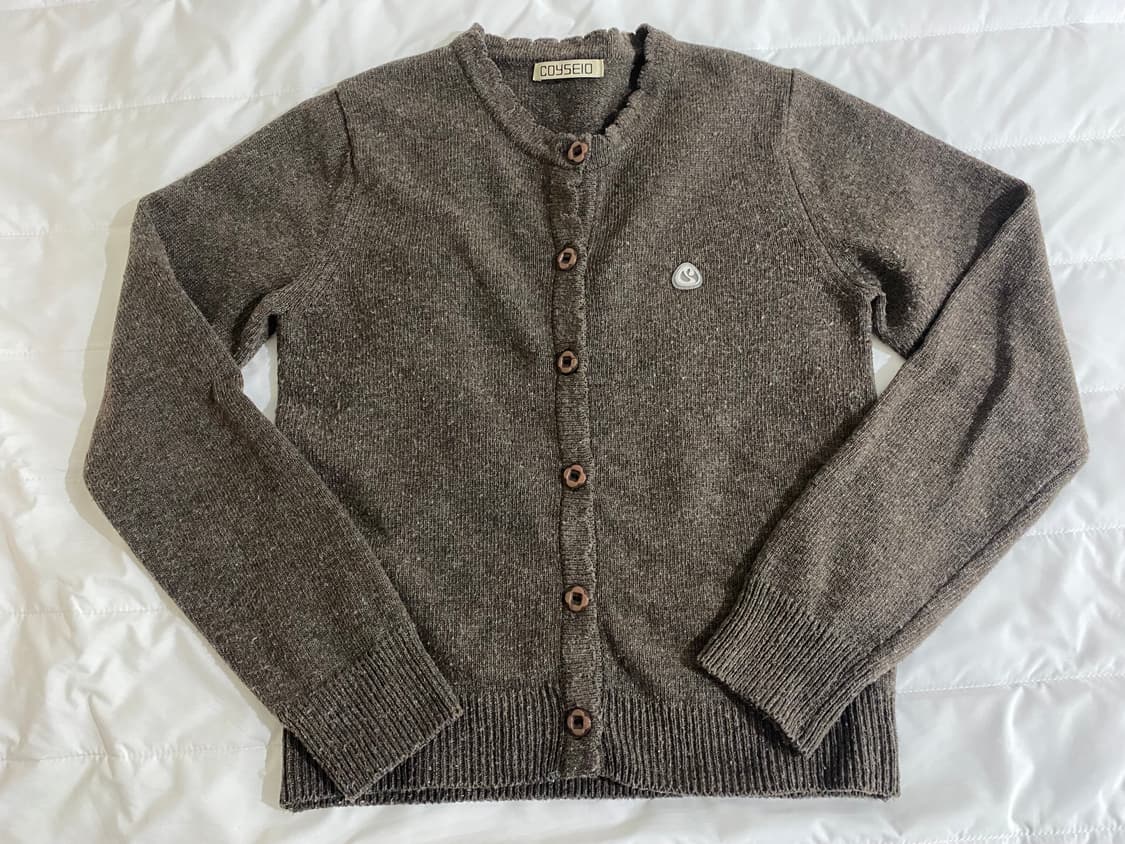 코이세이오 FLOWER BUTTON CARDIGAN 상품이미지3