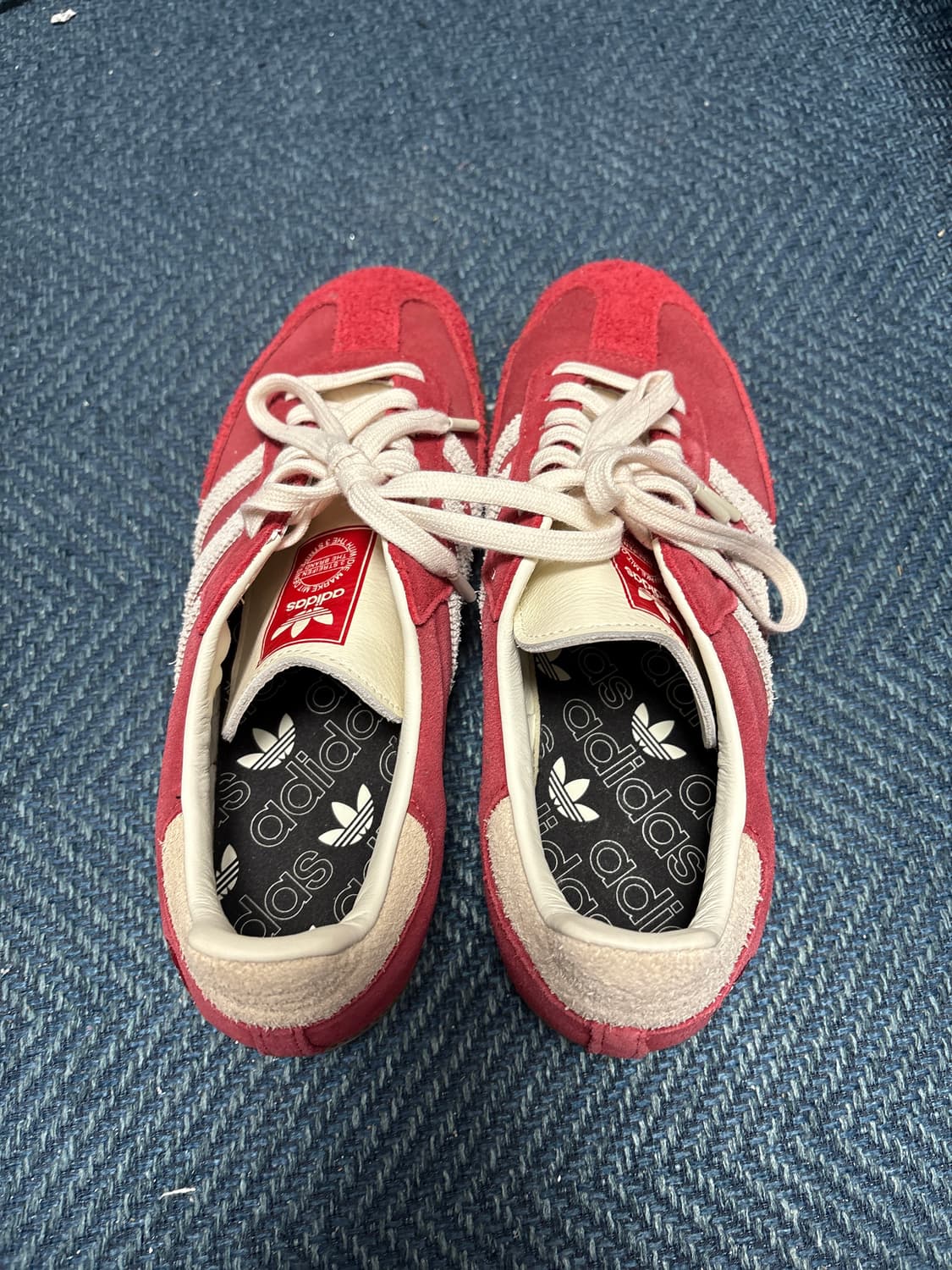 아디다스 삼바 OG 탈 버건디 (주우재 신발/270) 상품이미지2
