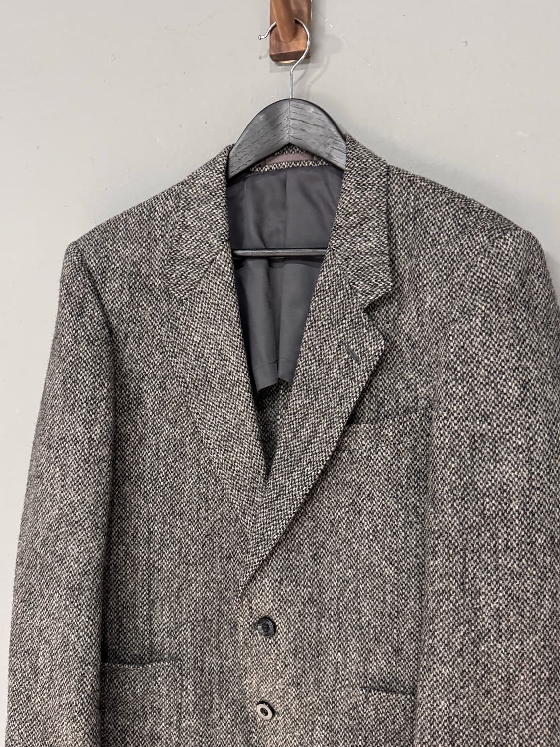 해리스 트위드 해링본 울자켓  상품이미지2
