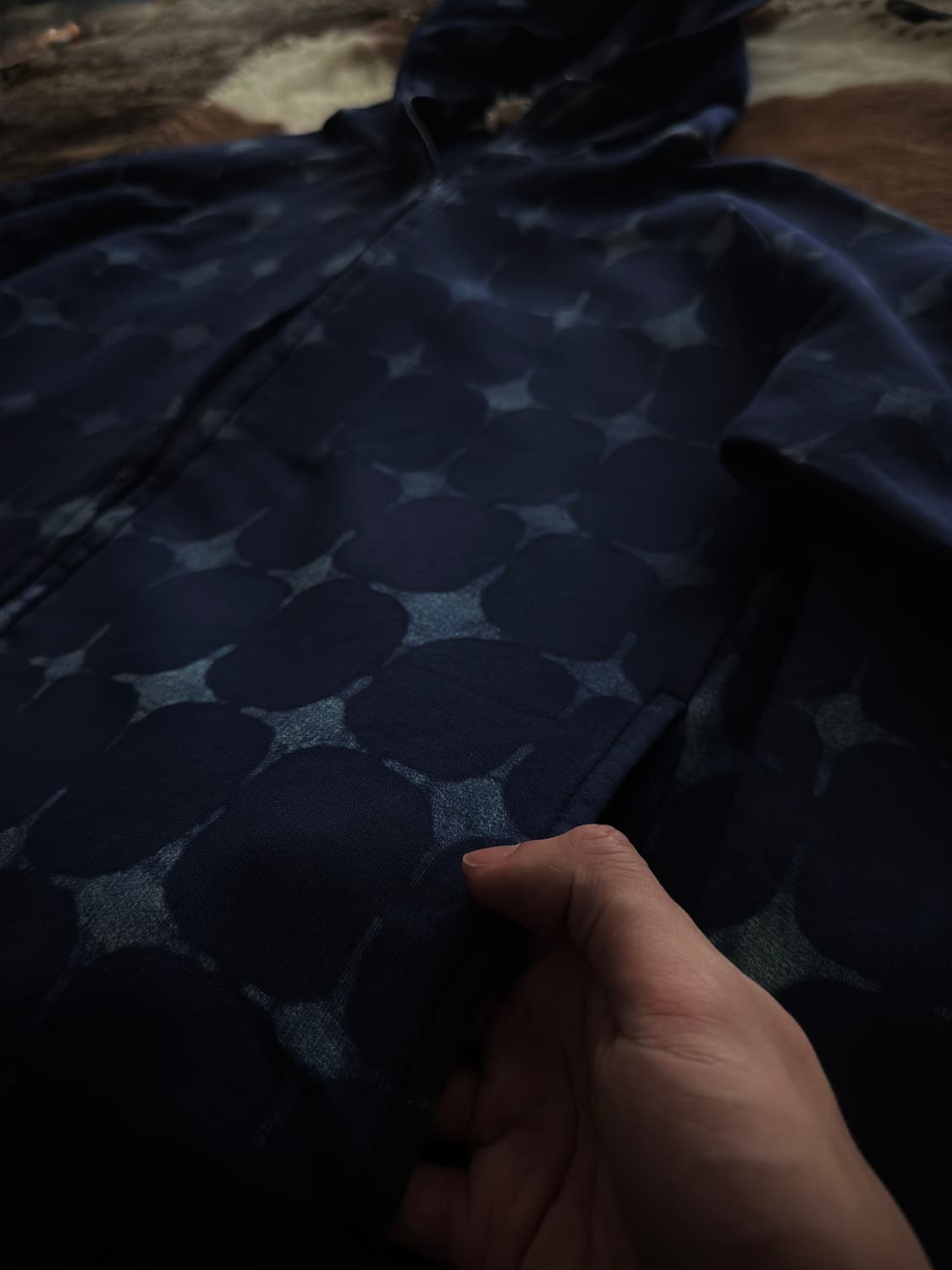 Eternal Indigo Starburst Hoodie zip-up 상품이미지6