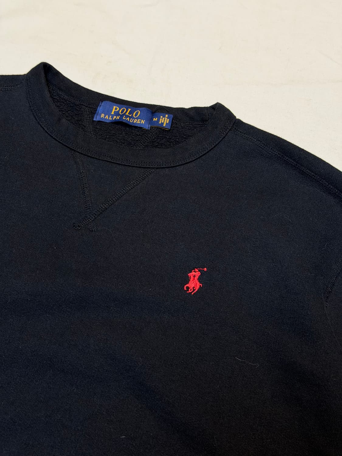 코르티스 주훈) 폴로 랄프로렌 맨투맨 스웻셔츠 블랙 상품이미지2