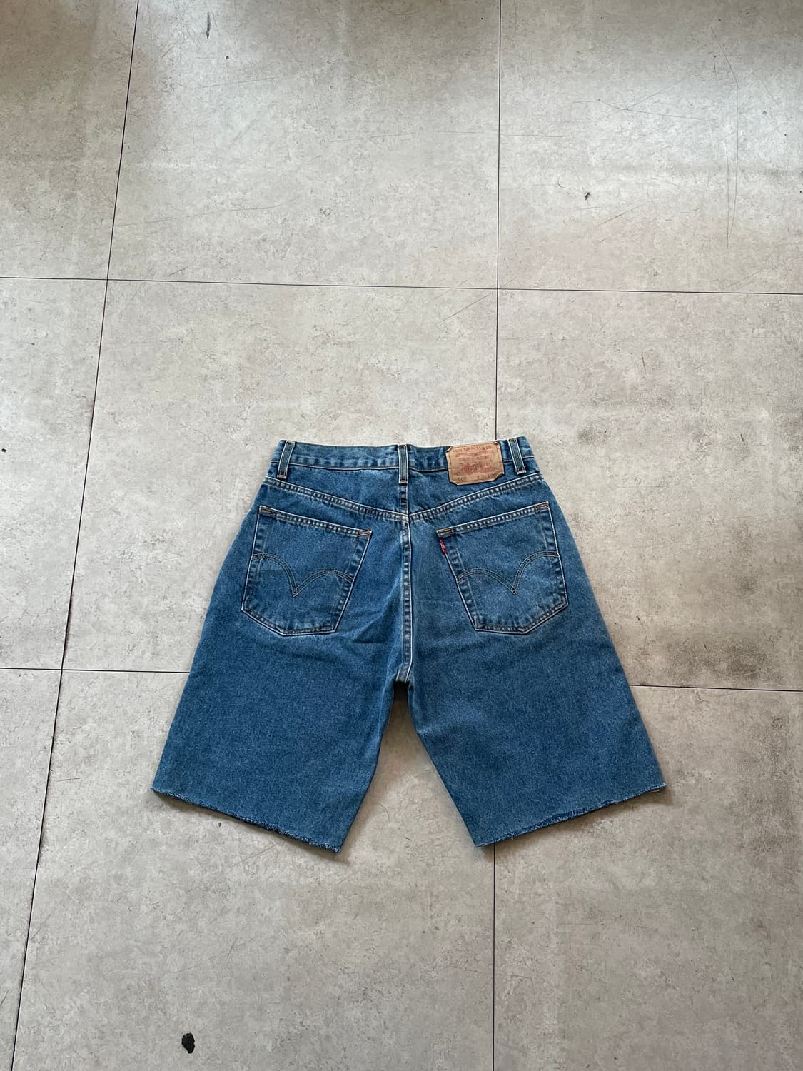 리바이스569 컷오프 데님팬츠 청반바지 상품이미지1