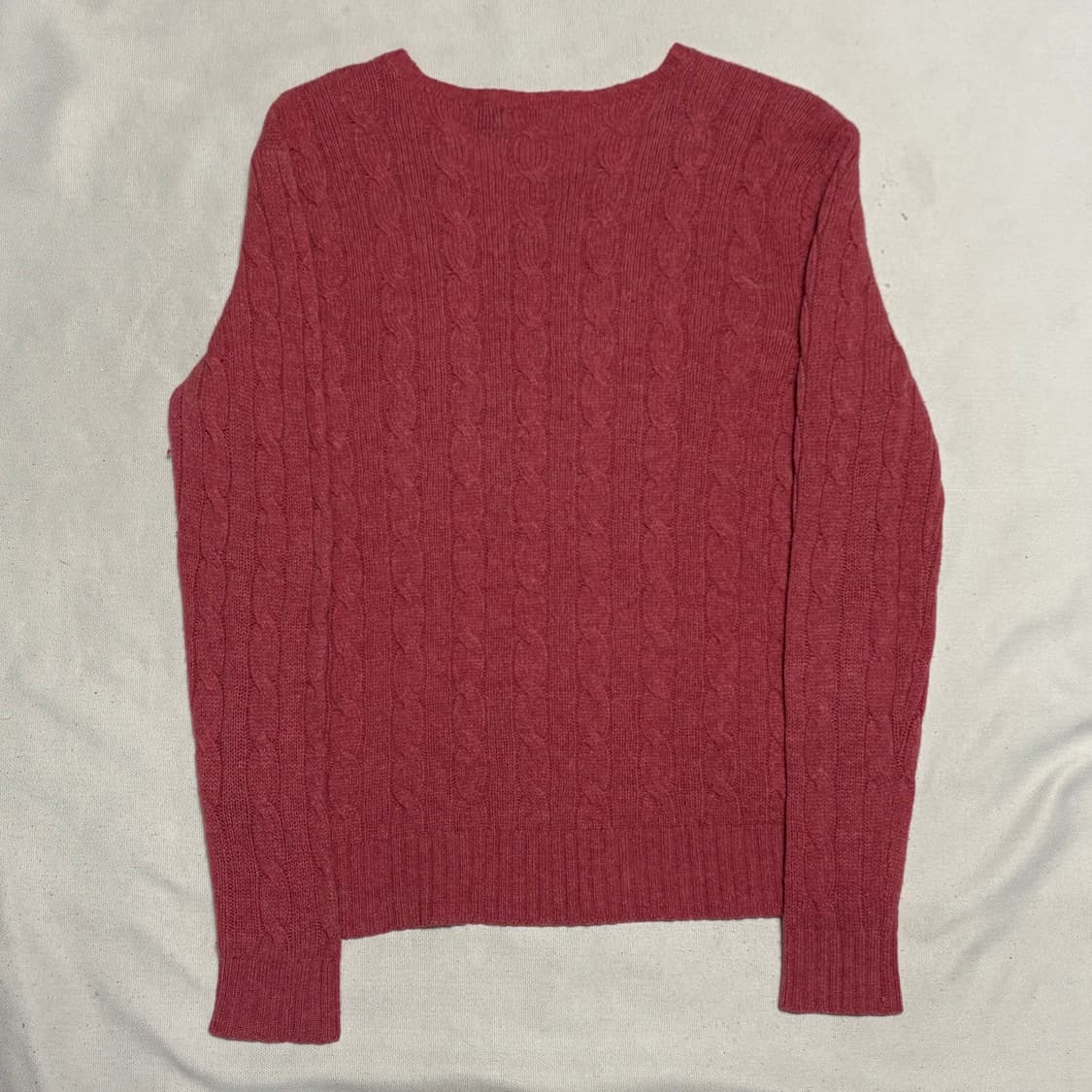 M 폴로랄프로렌 캐시미어 케이블 라운드넥 니트 상품이미지3