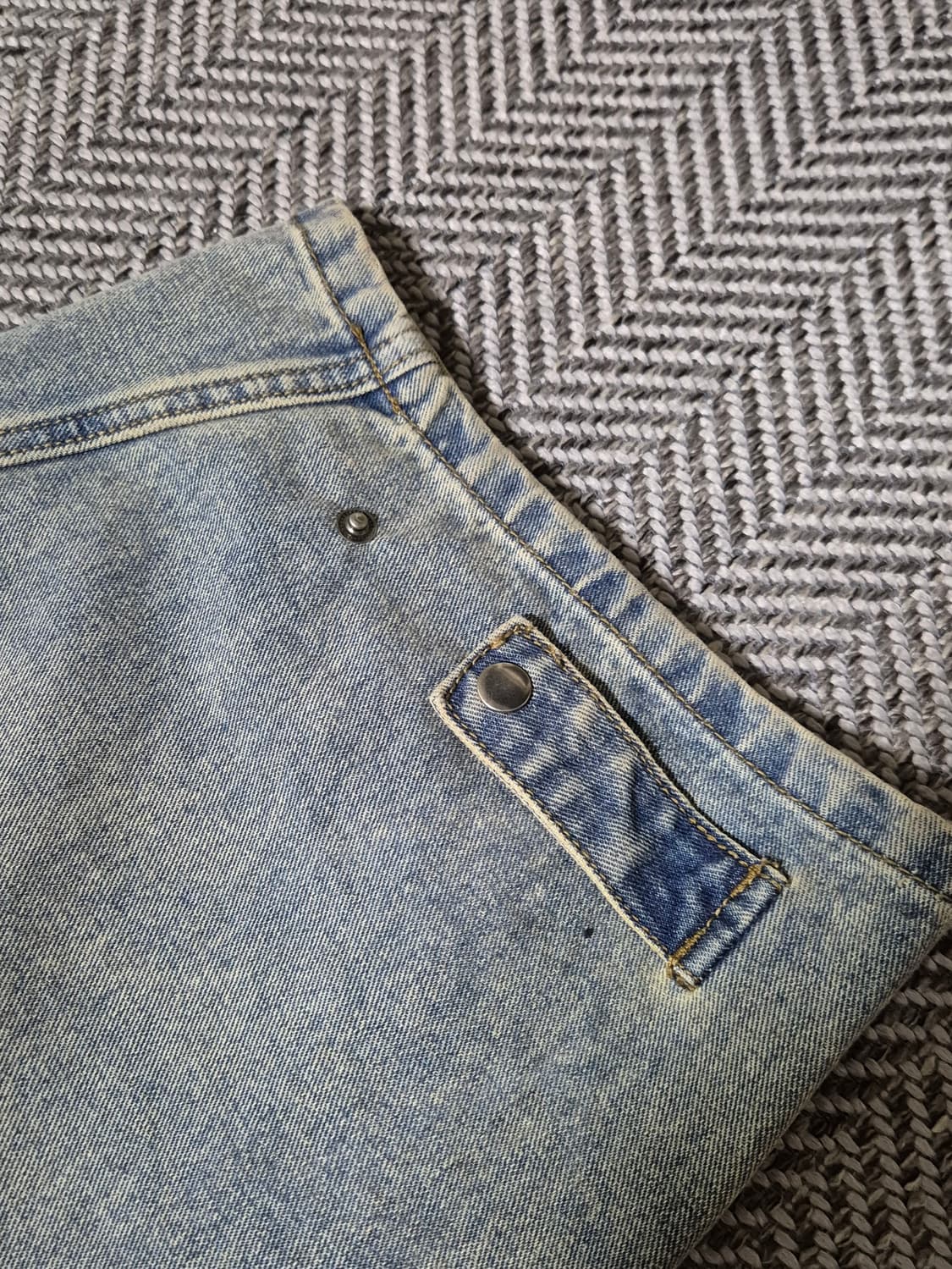 Mahagrid SOLAR EMB DENIM PANT BLUE (L사이즈 상품이미지4