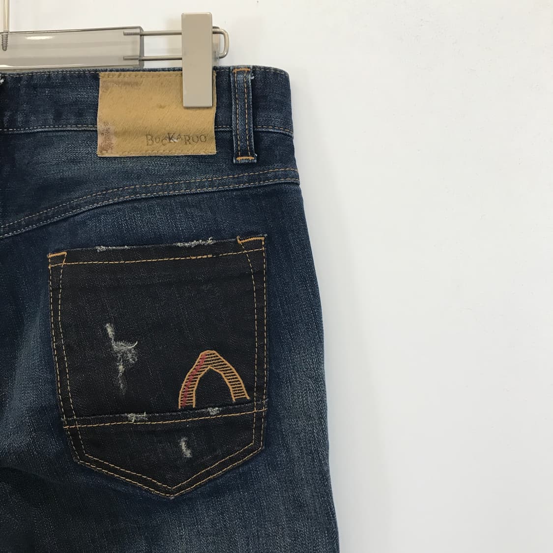 버커루 핸드메이드 패치워크 데님 청바지 [30인치] 상품이미지4