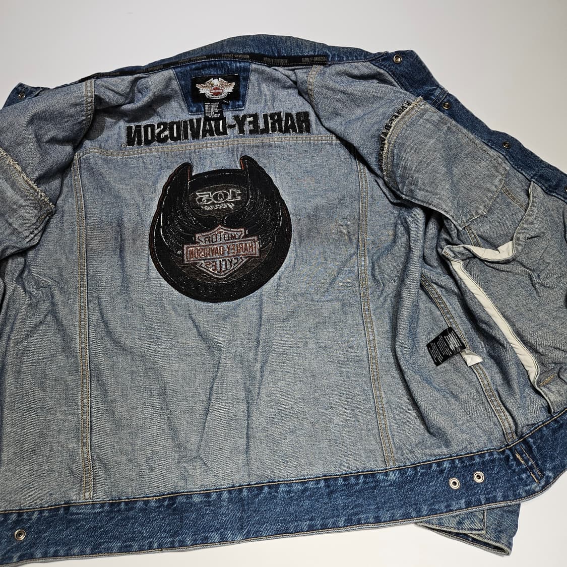 할리데이비슨 105주년 데님 자켓[3XL] 상품이미지10