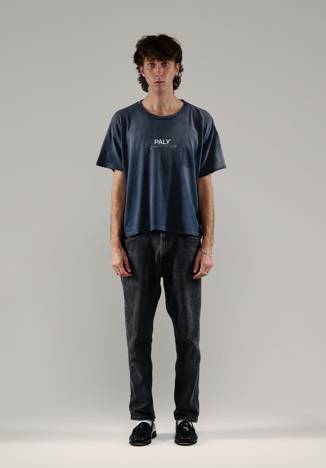 새상품) Paly 팔리할리우드 코어 로고티 L 상품이미지2