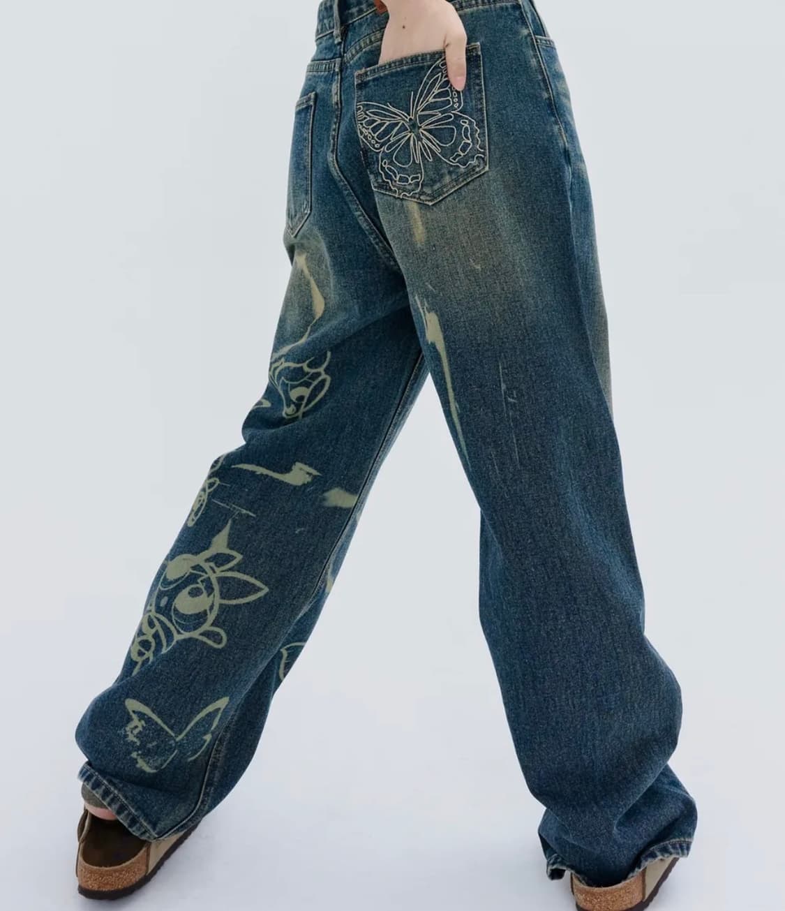 [PPG X FANCY] 퓨리티 와이드 데님 팬츠 상품이미지4