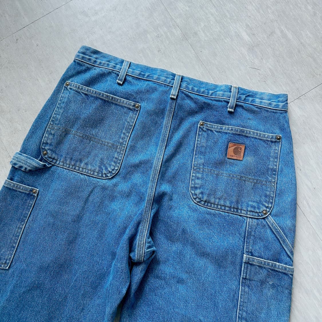 [36] Carhartt 칼하트 더블니 데님 워크 팬츠 B73 DST  상품이미지6