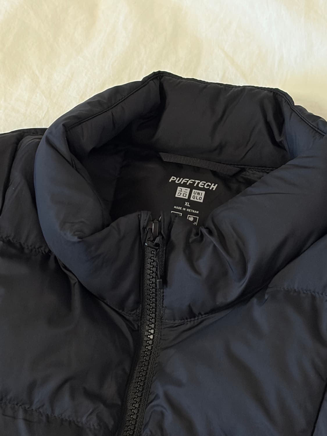 유니클로 퍼프테크 베스트 블랙 XL 상품이미지2