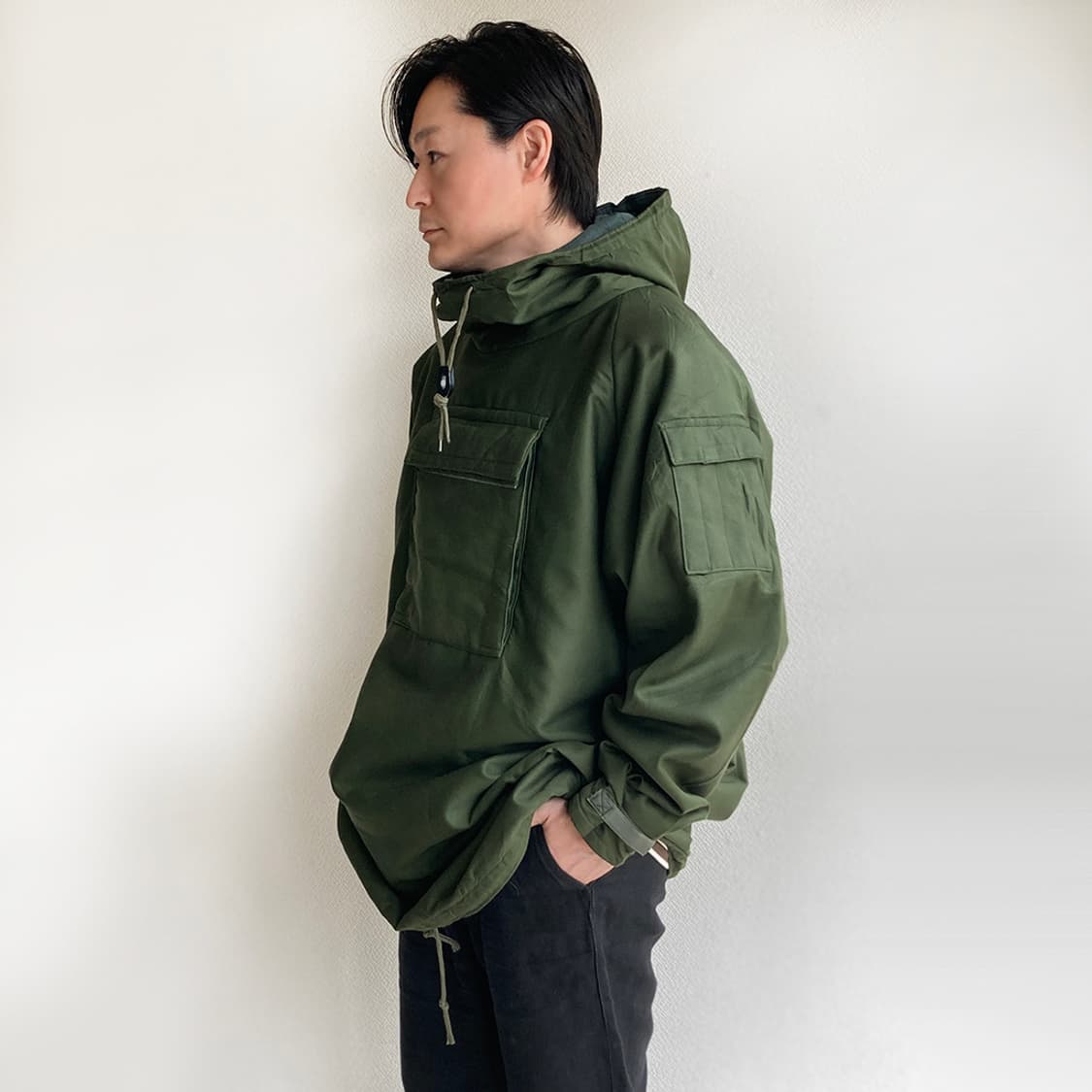 80‘s 영국군 아노락 후드 점퍼 (105상당) 상품이미지2
