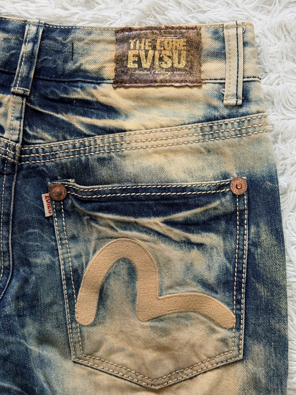 [RARE] 에비수(EVISU) "THE CORE" 빈티지 워싱 아카이브 상품이미지6