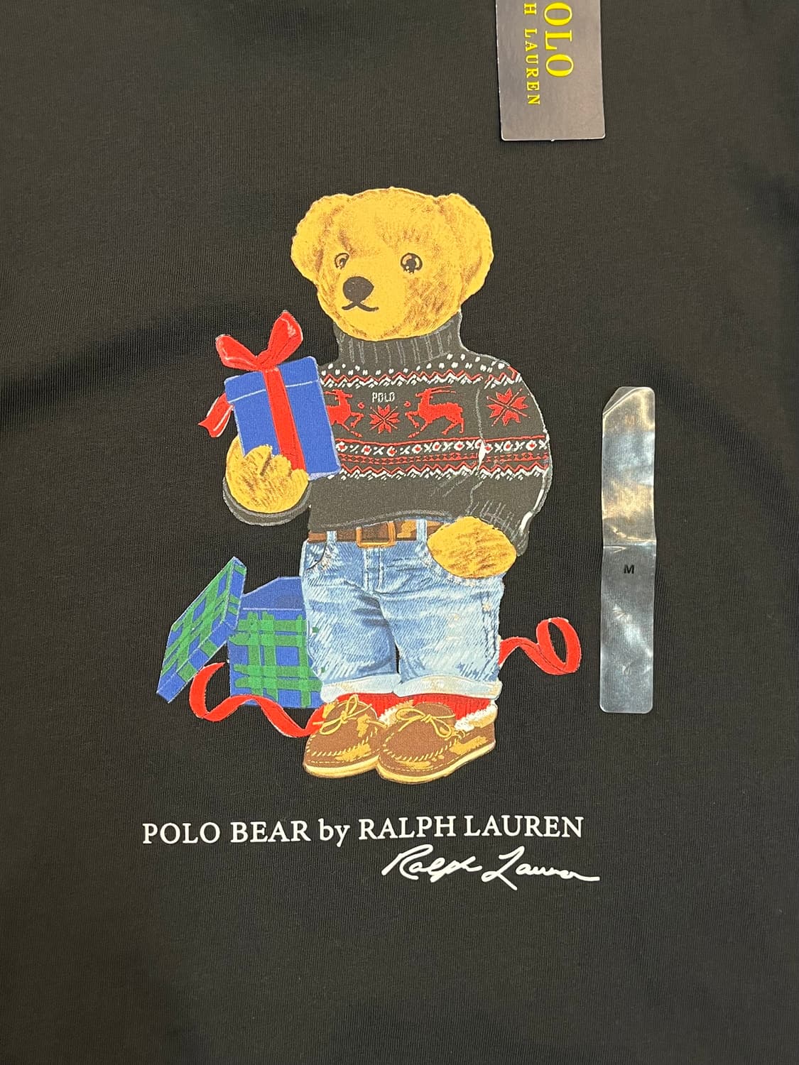폴로 랄프로렌 베어 반팔티 블랙 M #csz4112 상품이미지5