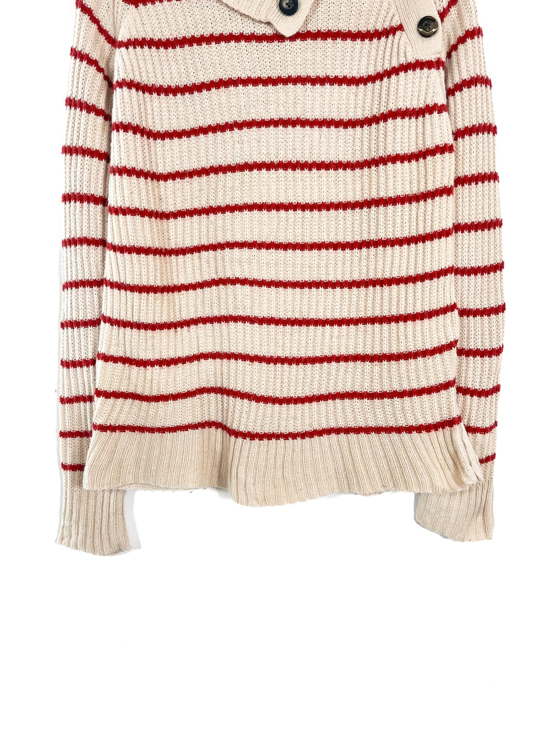 빈티지 스트라이프 세인트 버튼 울 스웨터 상품이미지3