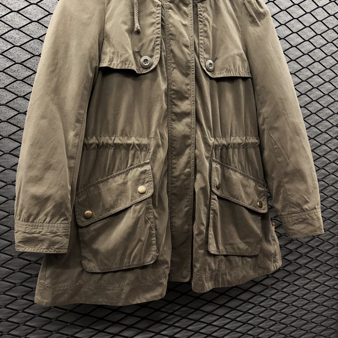 JPN VINTAGE 소프트 밀리터리 필드자켓 보아퍼 안감 탈부착 디테일 상품이미지5