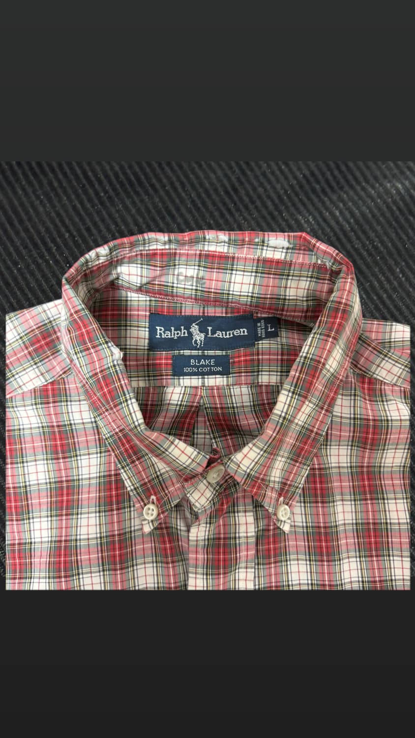 폴로 랄프로렌 블레이크 체크 셔츠 상품이미지1