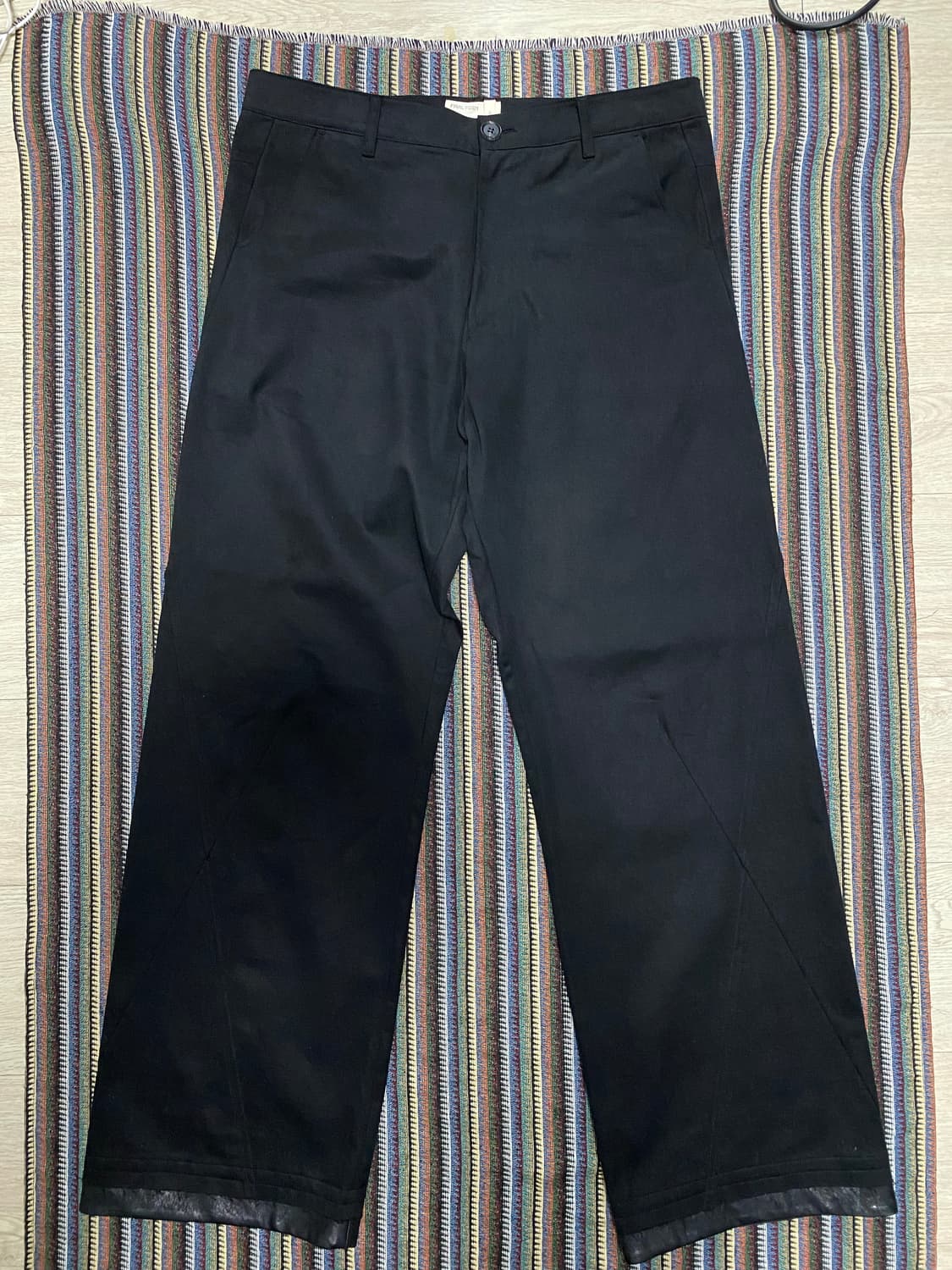 [L] 파이널폼 darted trouser black 상품이미지1
