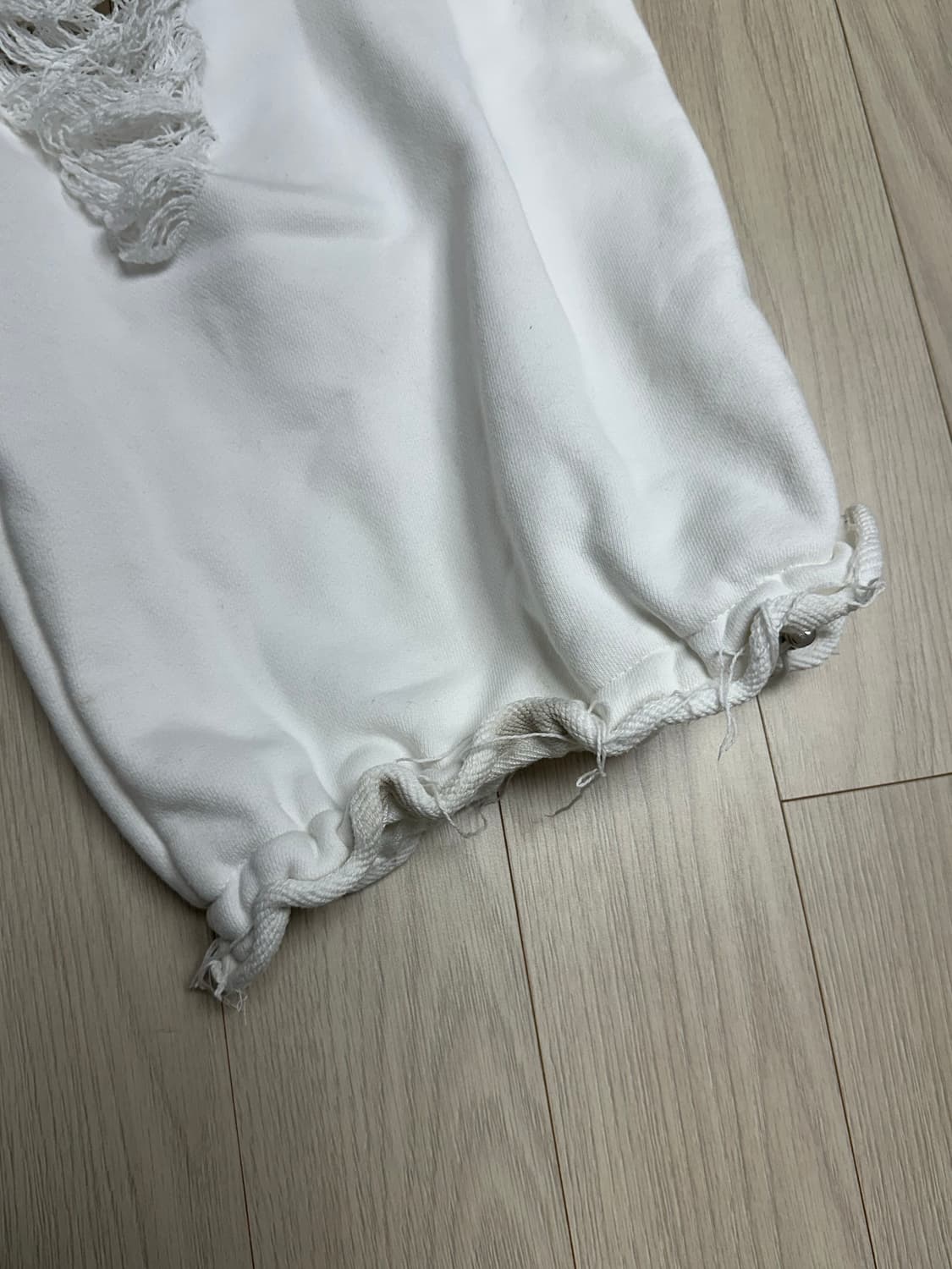 트리밍버드 Scratch Damage Wide Sweat Pants 상품이미지8